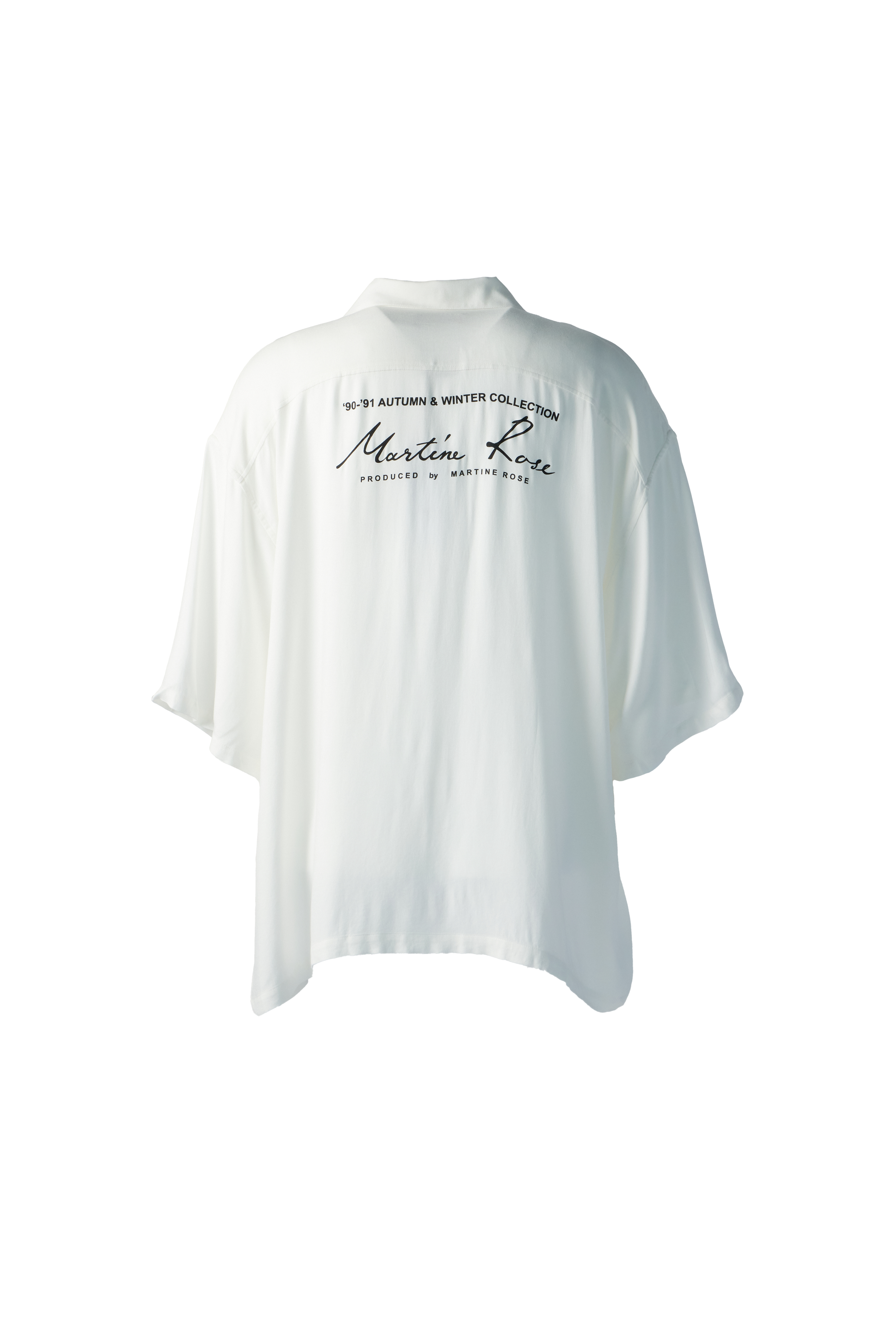MARTINE ROSE - Scribble Hawaiian Shirt product image