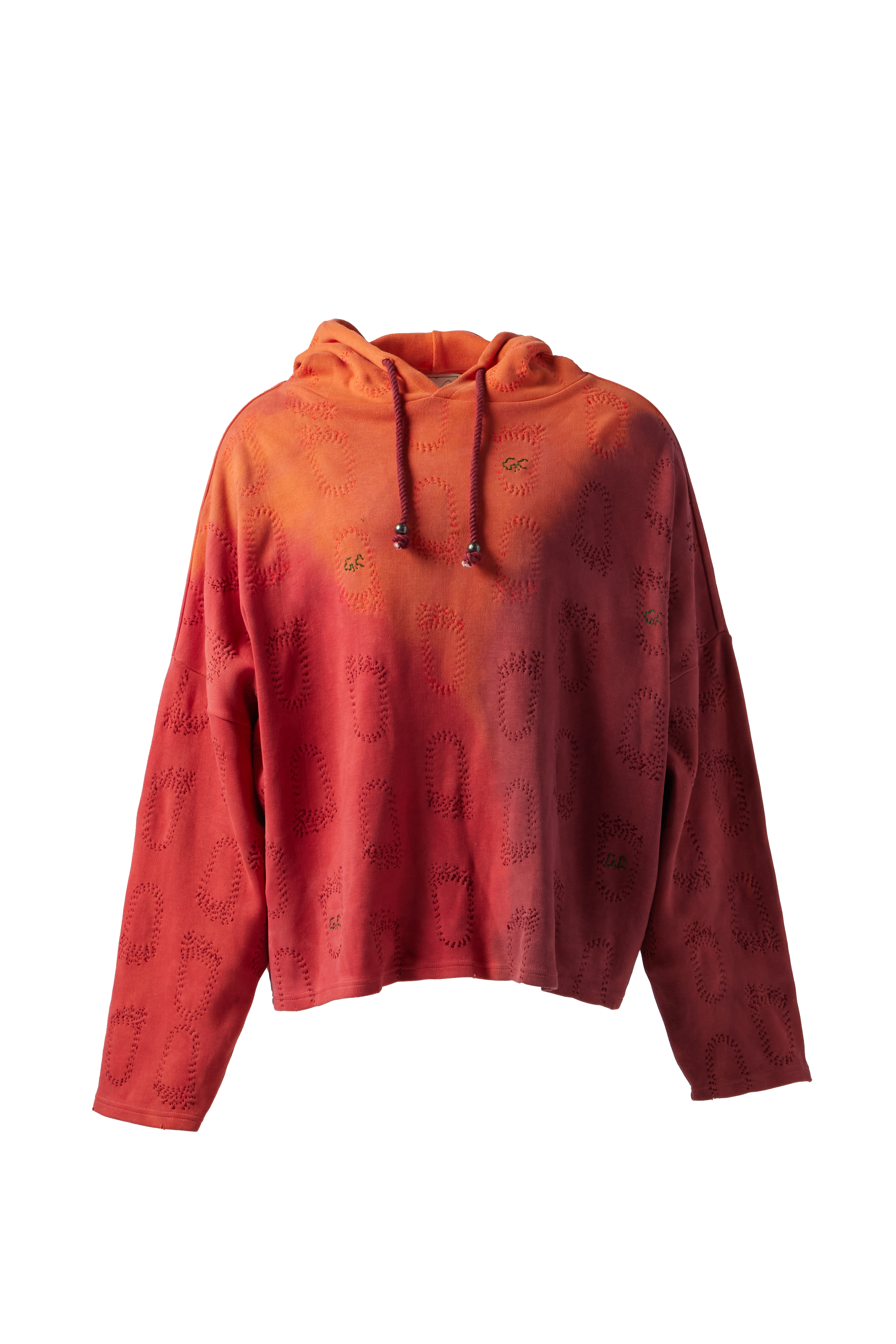 GLASS CYPRESS - Block Dyed Hoodie product image