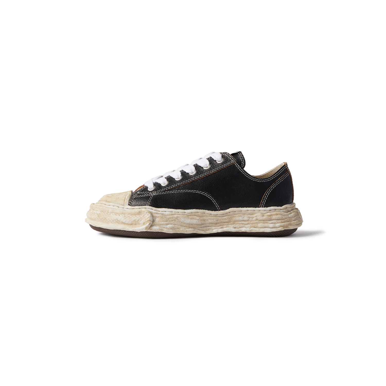 MAISON MIHARA YASUHIRO - Peterson Low Cracking Leather Sneaker product image