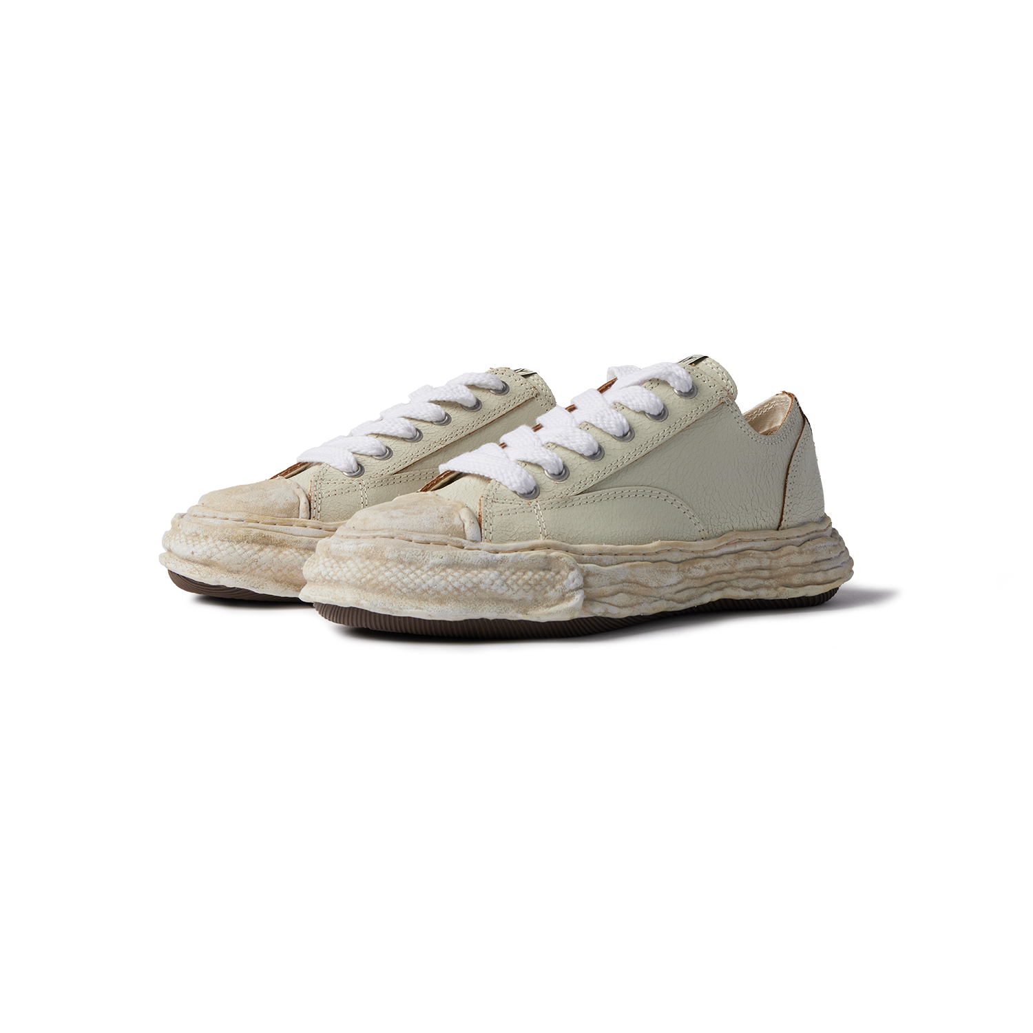 MAISON MIHARA YASUHIRO - Peterson Low Cracking Leather Sneaker product image