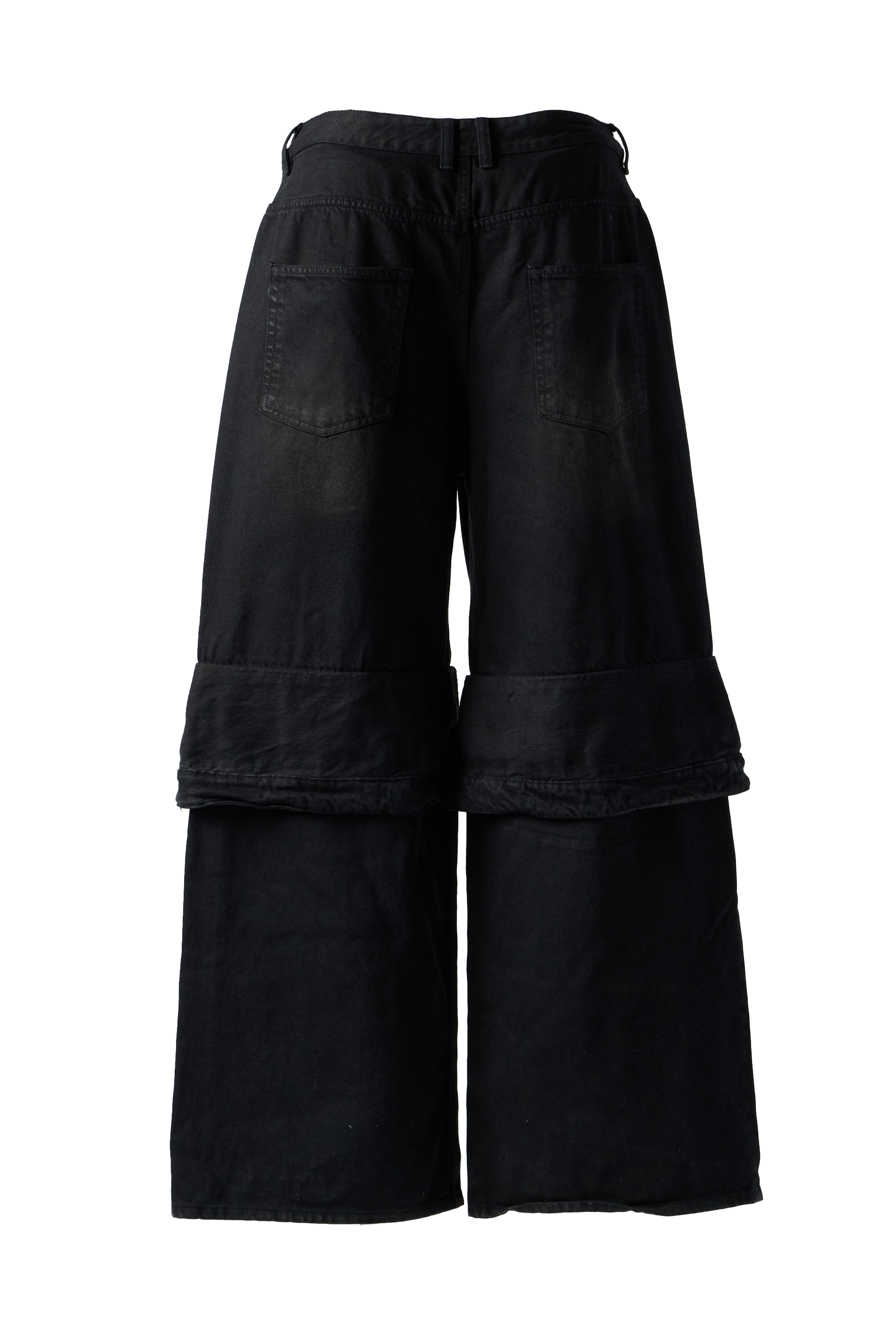 WE11DONE - Layered Wide Denim Pants product image