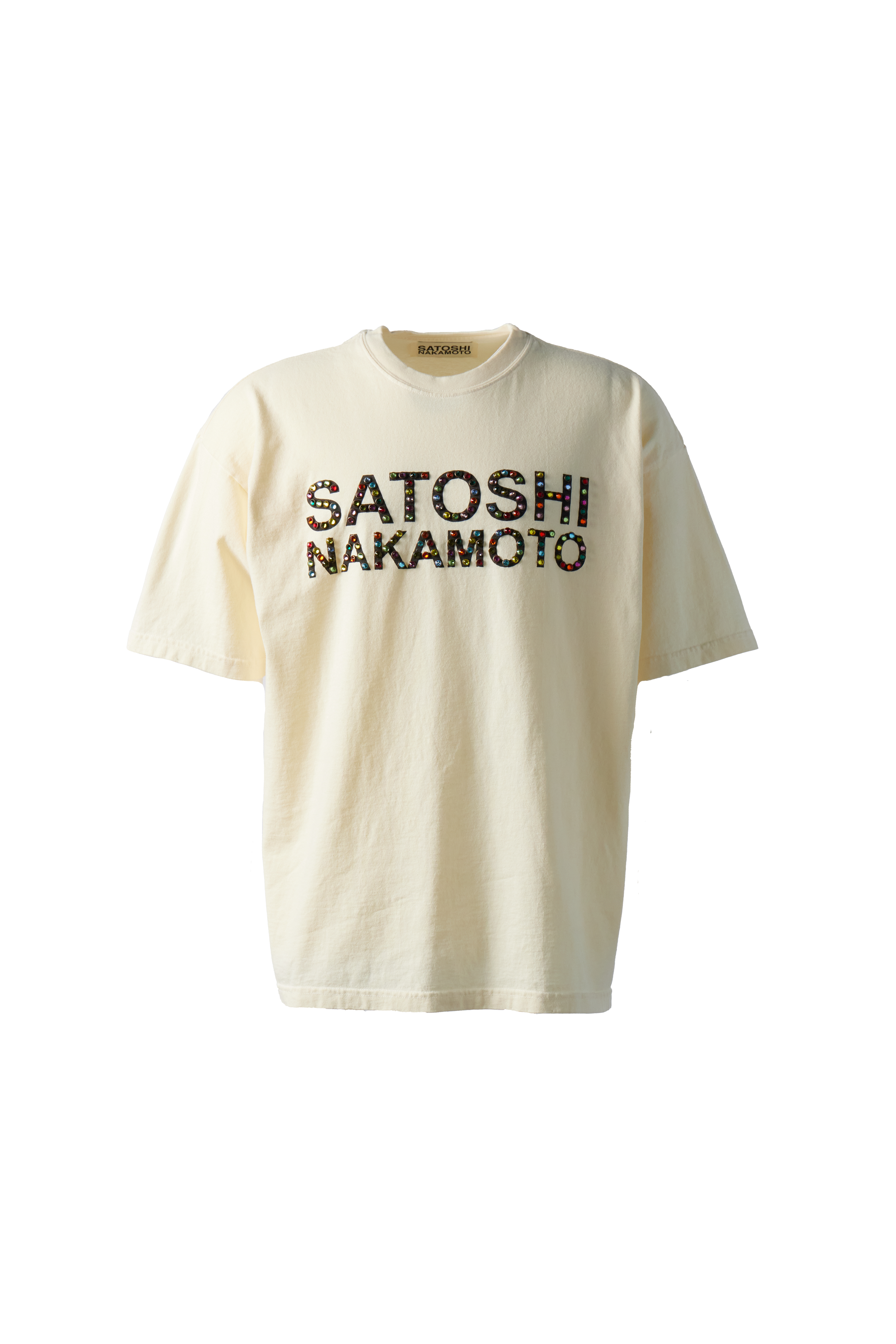 SATOSHI NAKAMOTO - Studded Logo Tee product image