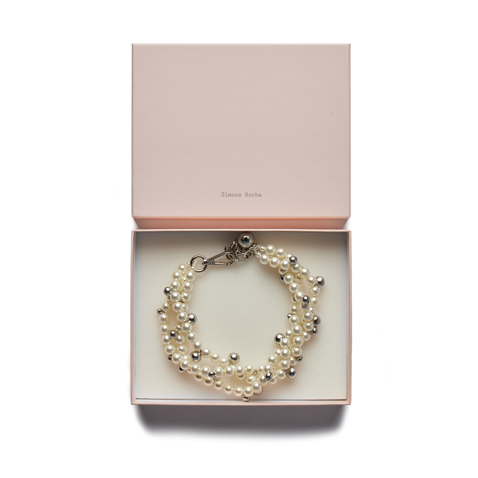 SIMONE ROCHA - Twisted Bell Charm & Pearl Necklace product image