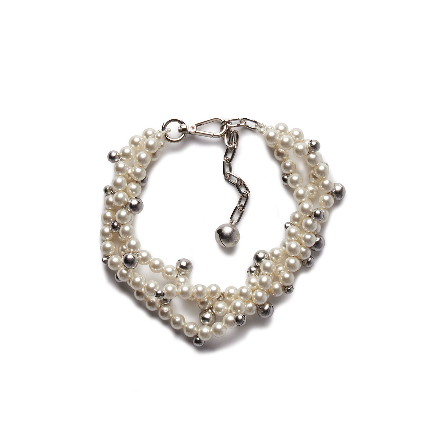 SIMONE ROCHA - Twisted Bell Charm & Pearl Necklace product image