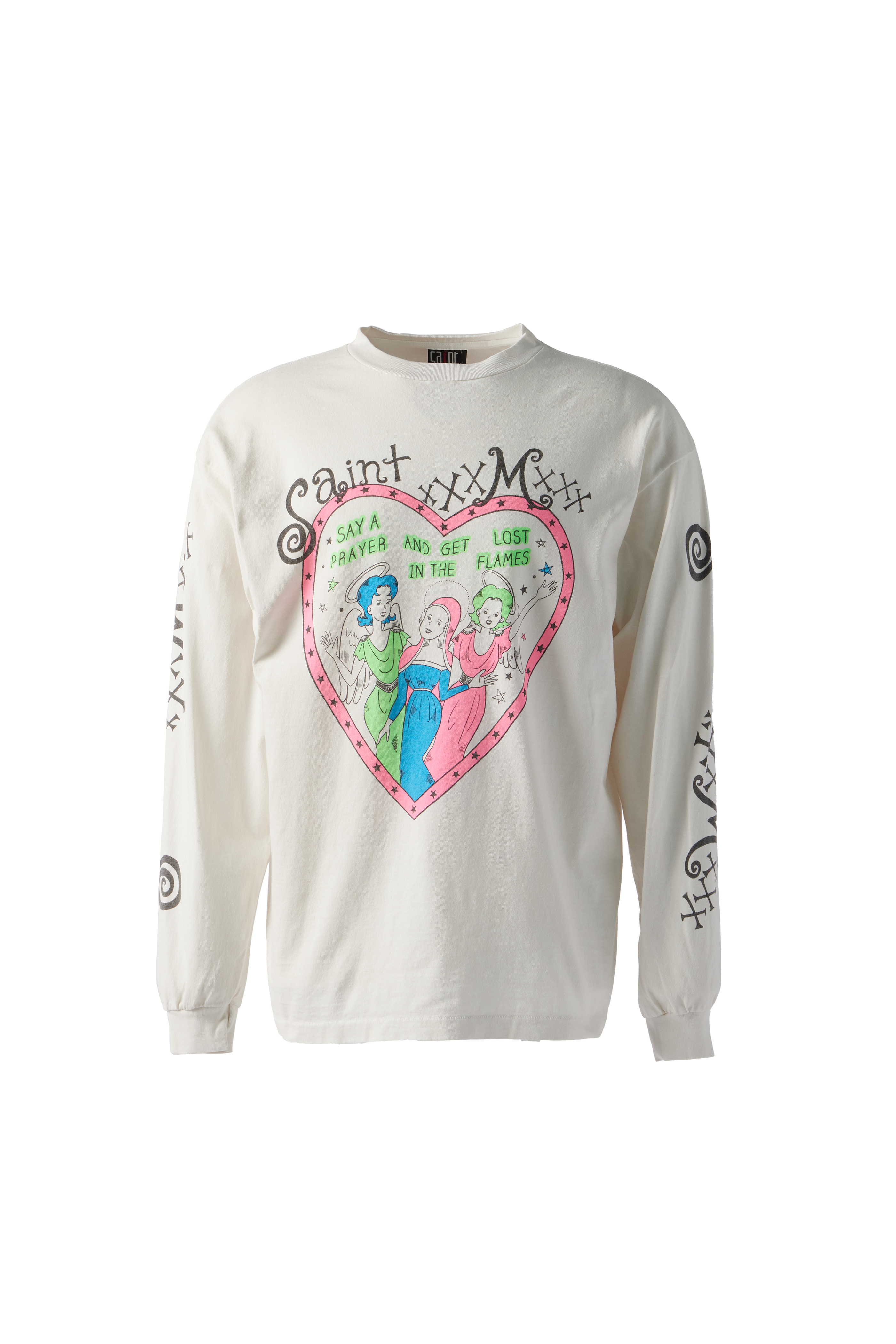 SAINT MXXXXXX - Pink Heart L/S Tee product image