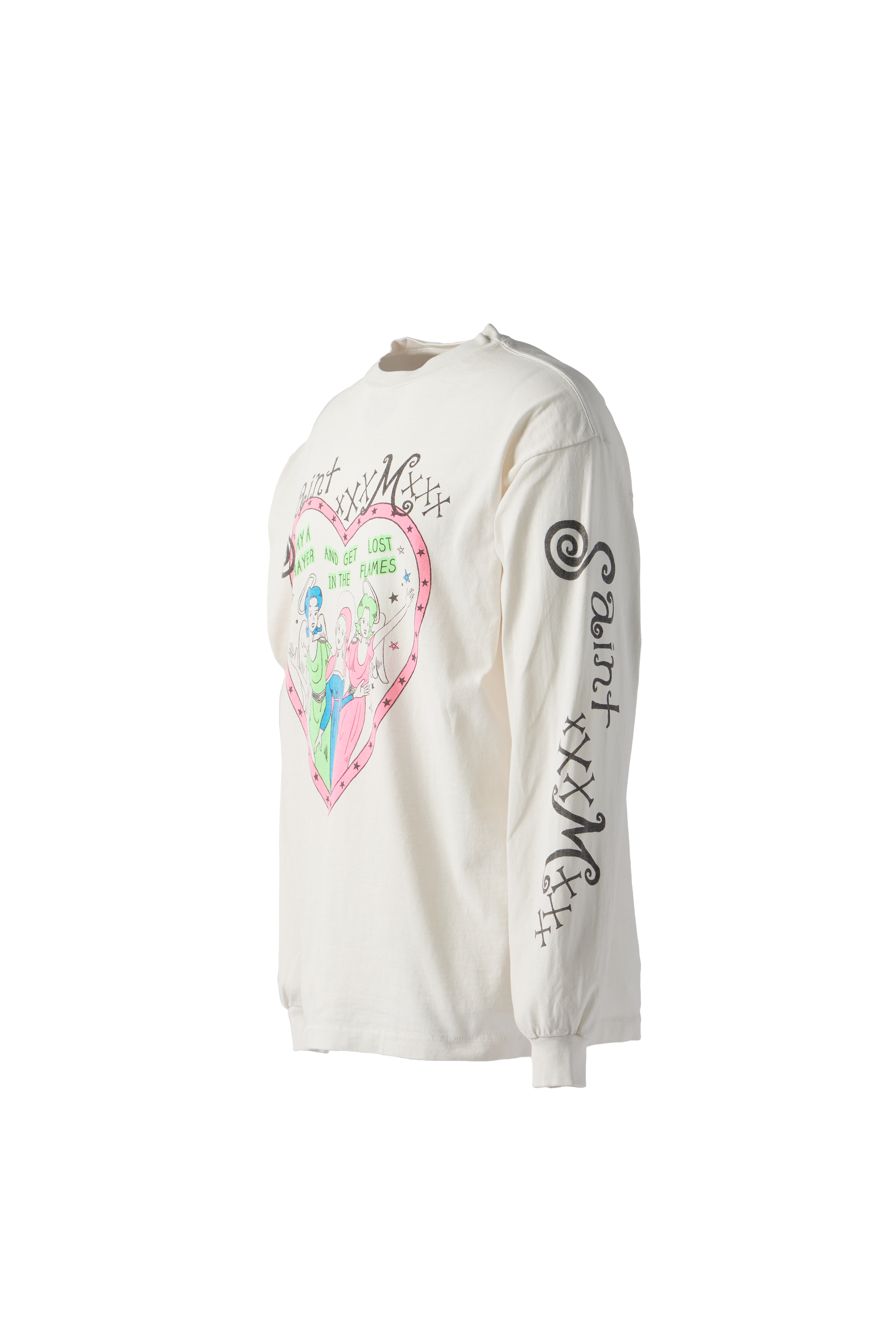 SAINT MXXXXXX - Pink Heart L/S Tee product image