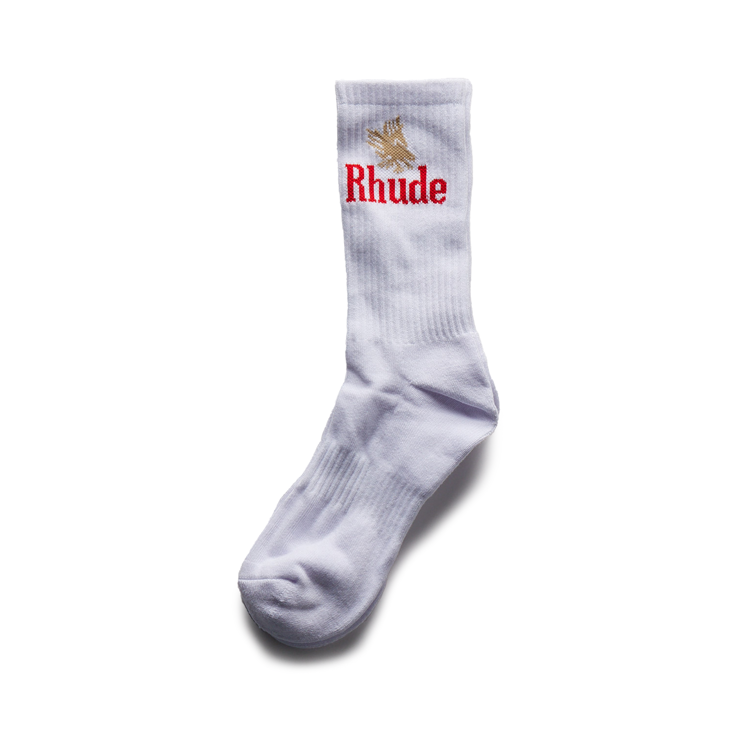 RHUDE - Eagles Sock (White/Red) product image