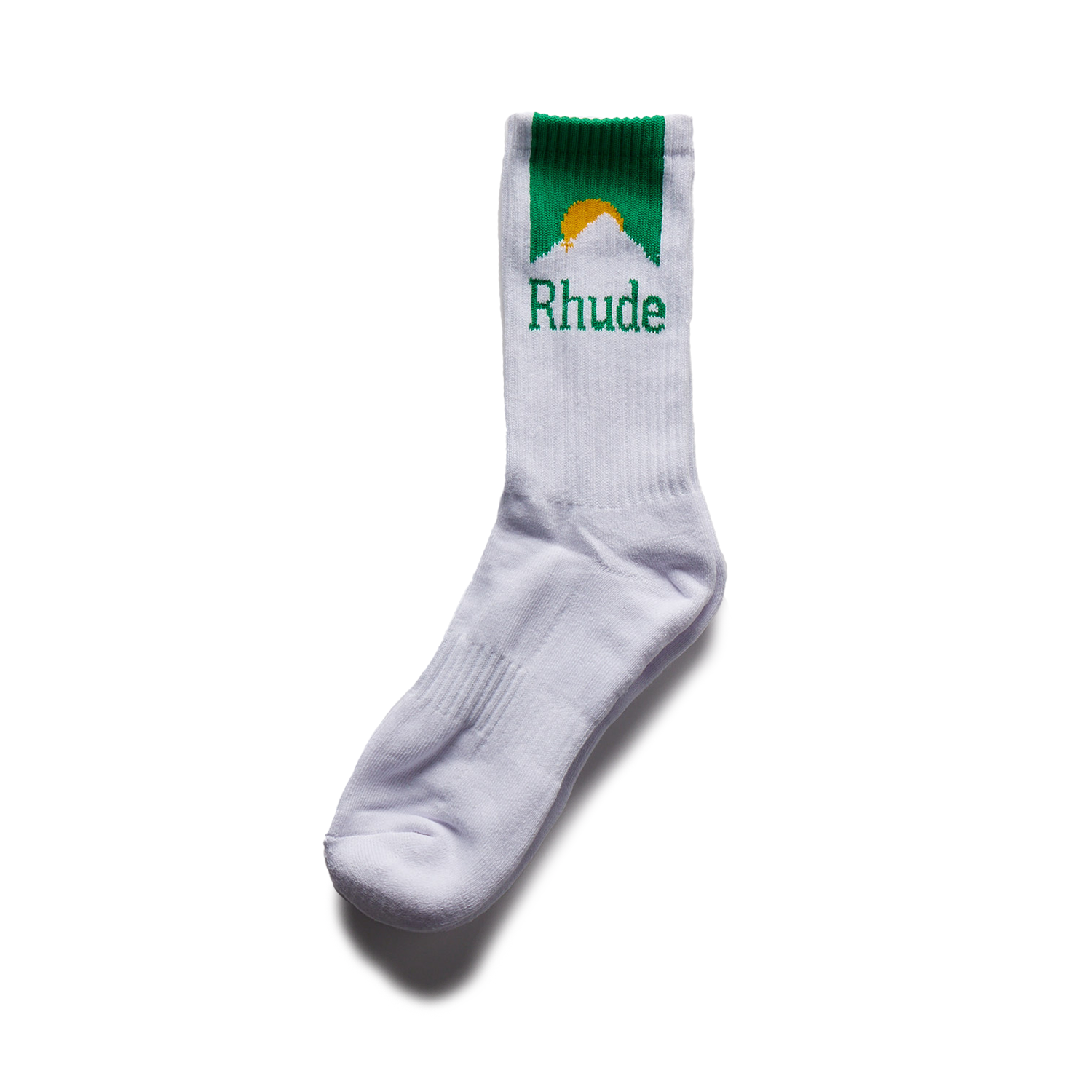 RHUDE - Moonlight Sock (White/Green/Yellow) product image