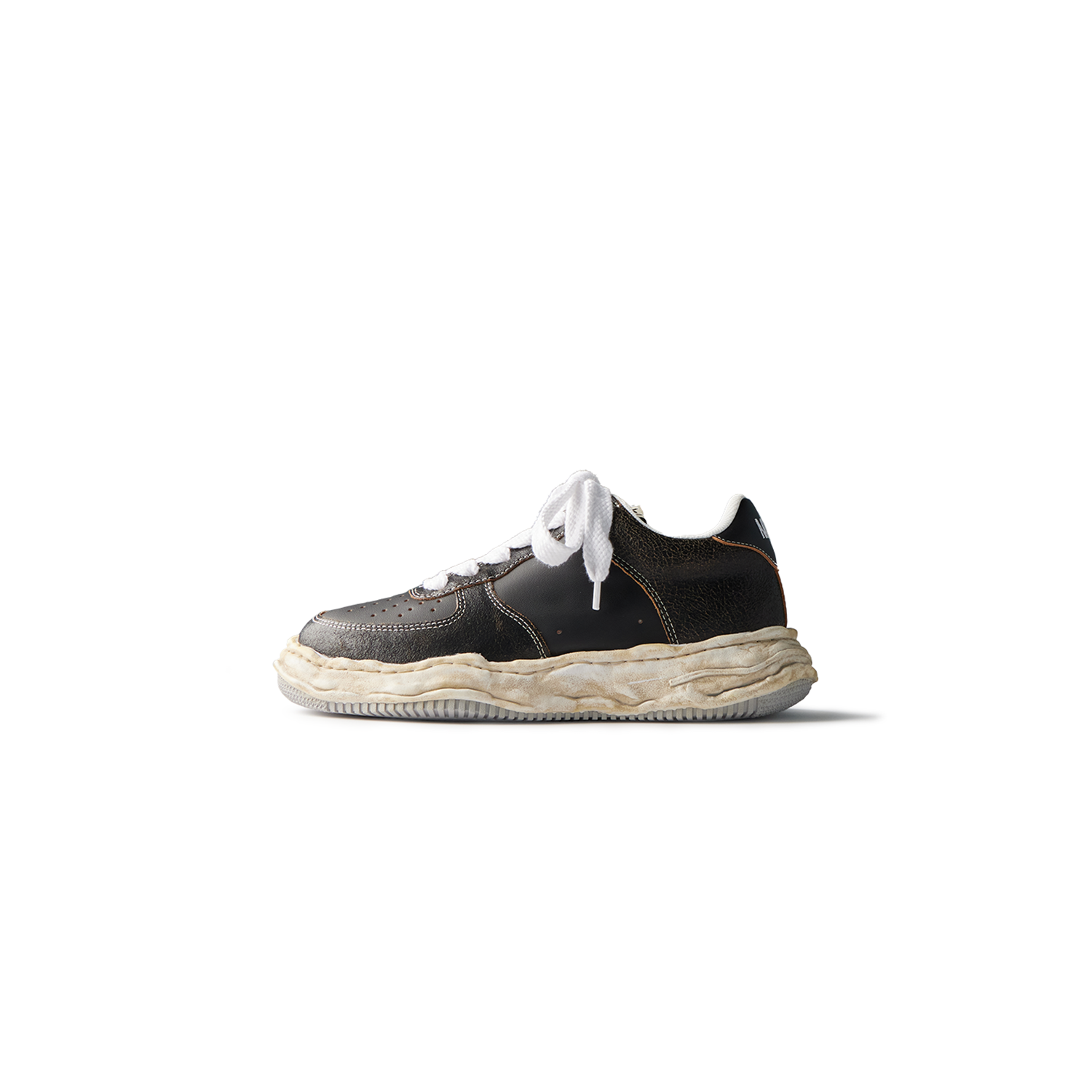 MAISON MIHARA YASUHIRO - Wayne Low Cracking Leather Sneaker product image