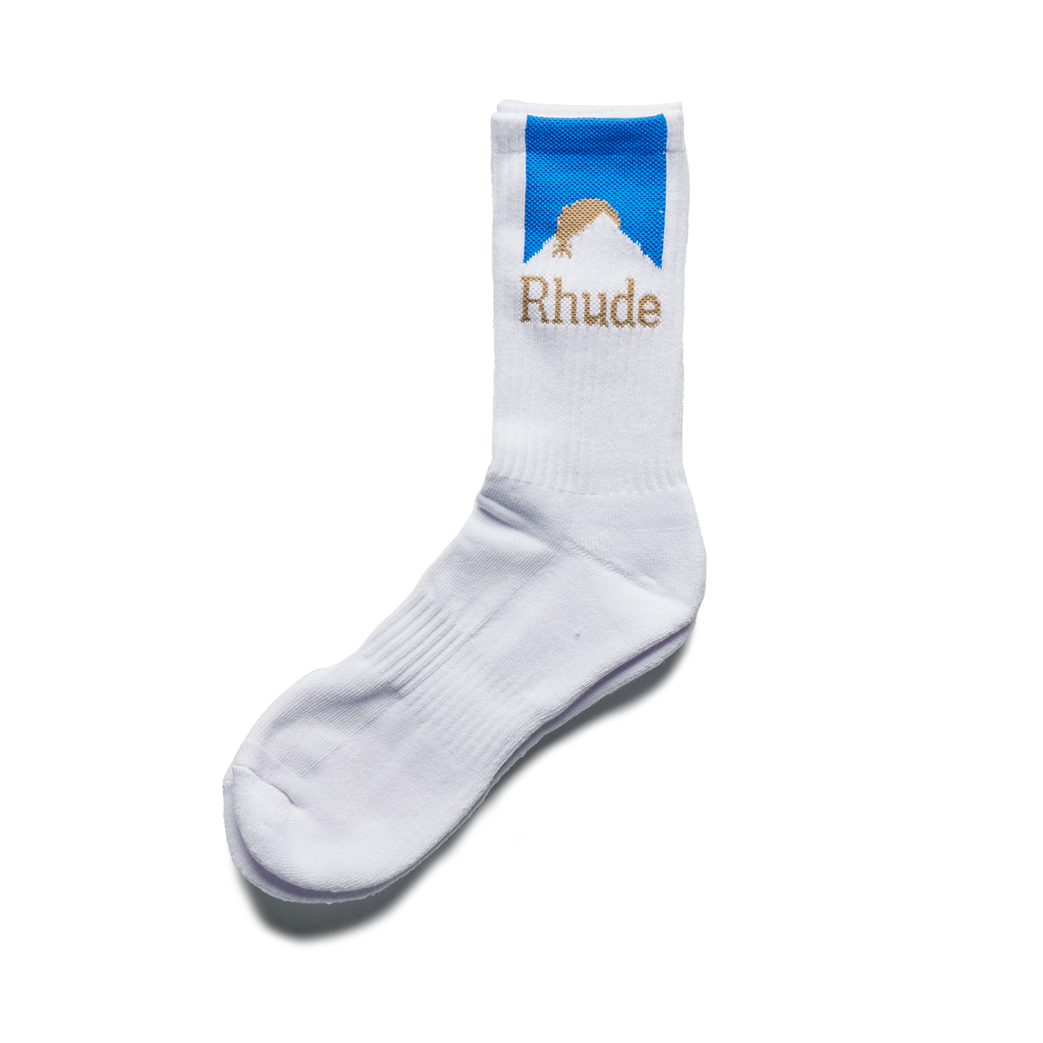 RHUDE - Moonlight Sock (White/Blue/Yellow) product image
