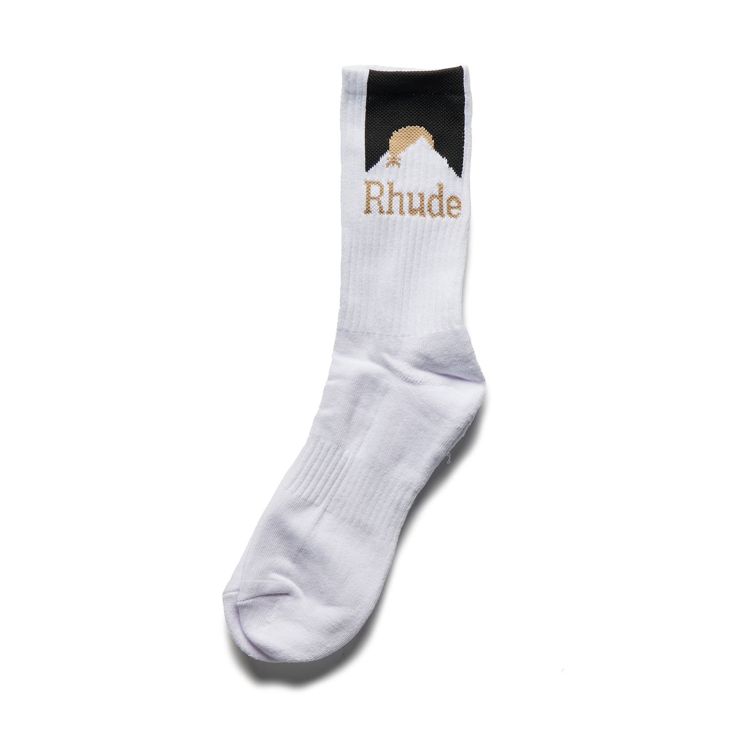 RHUDE - Moonlight Sock (White/Black/Yellow) product image